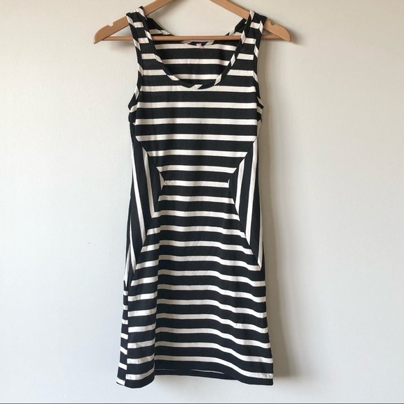UO Sparkle & Fade Mirrored Contour Stripe Dress - Picture 2 of 7